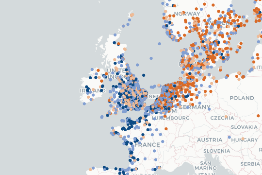 Online bird migration atlas